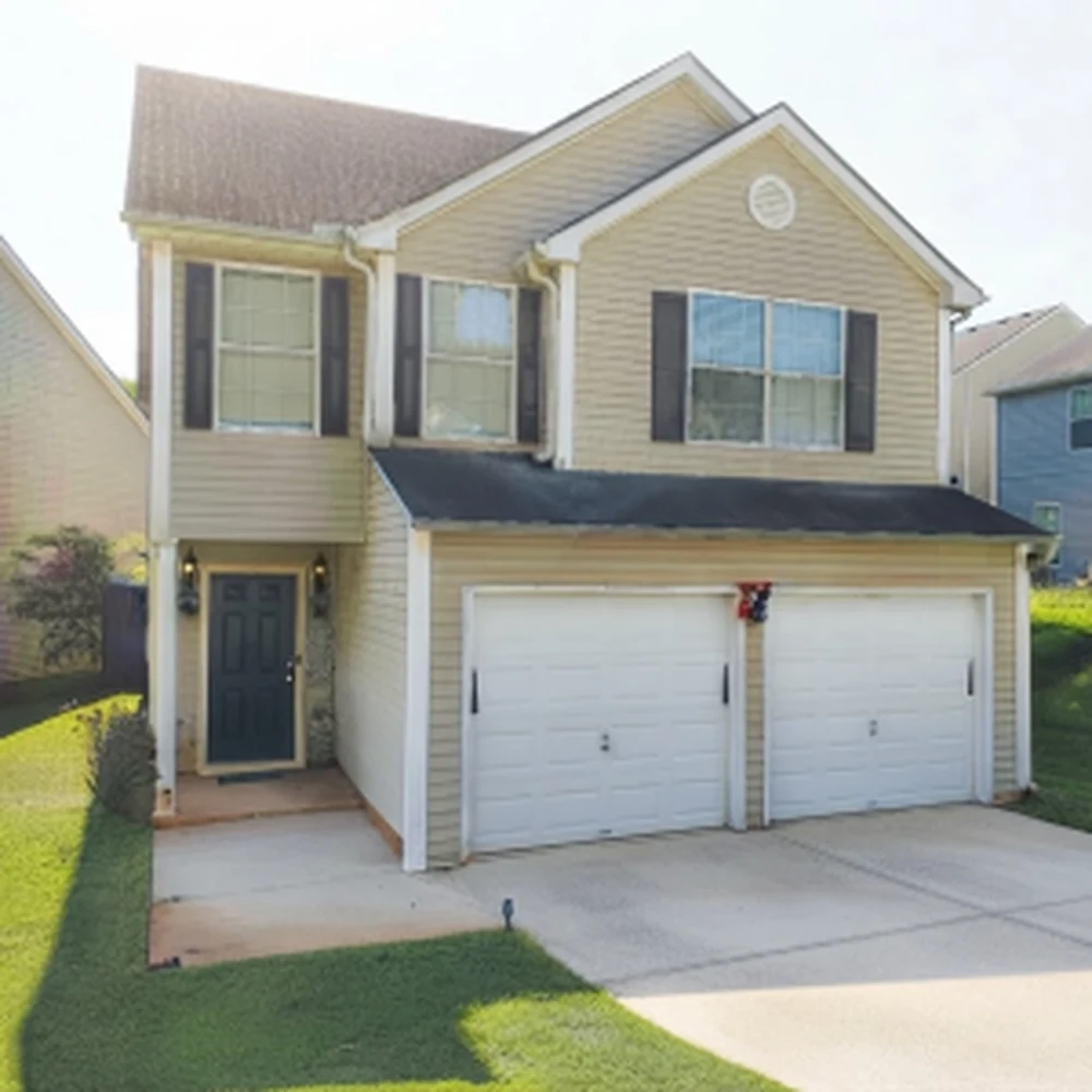 Exterior view of 1160 Gable Ter single-family home in Jonesboro, Georgia