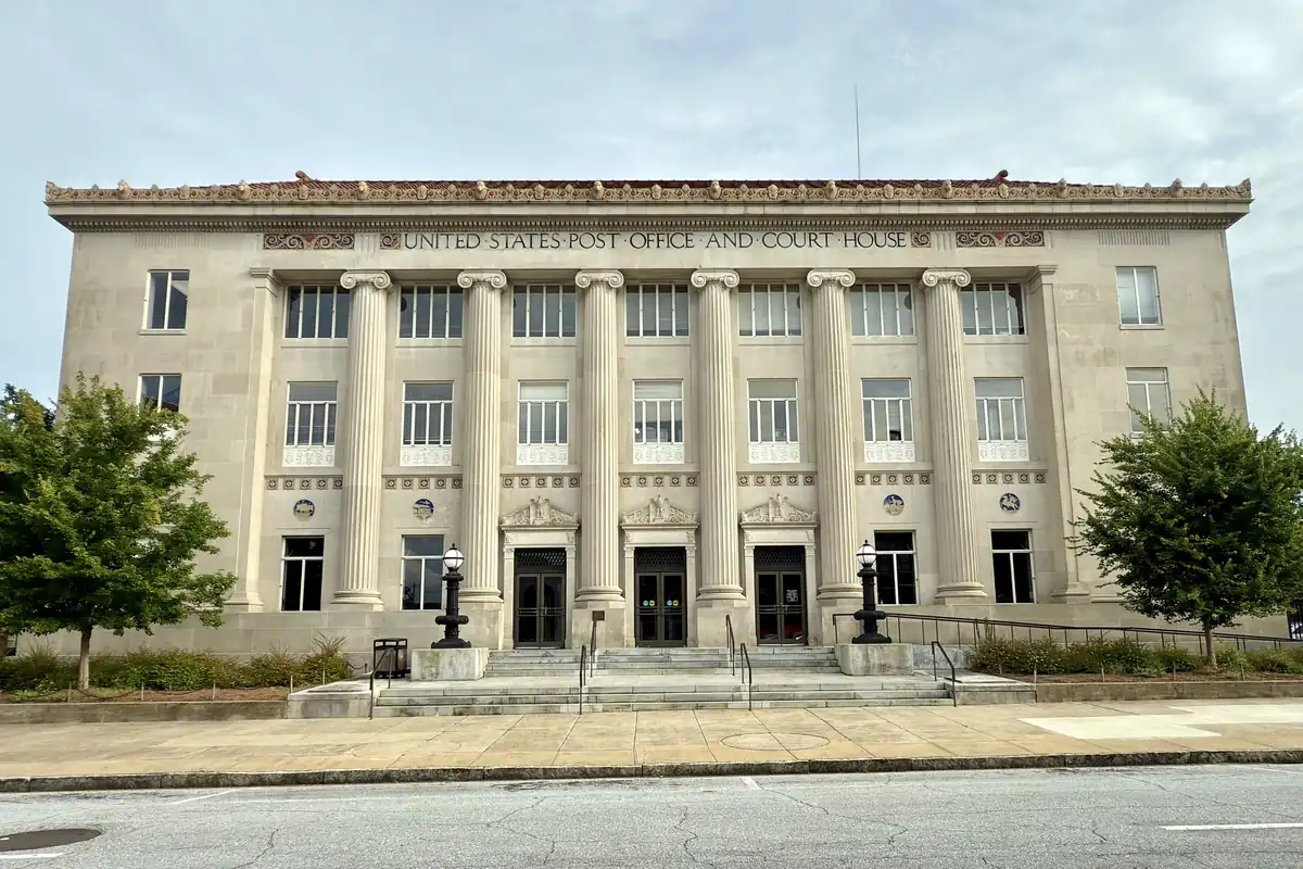 Historic United States Post Office and Courthouse in downtown Columbus, Georgia