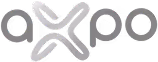 Axpo logo in grayscale representing Amperon collaboration with global energy provider
