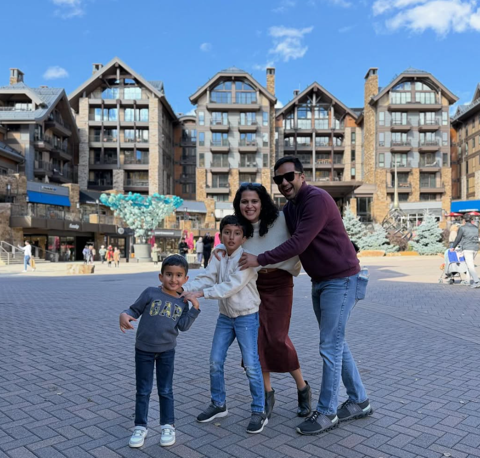 Rohan with his family