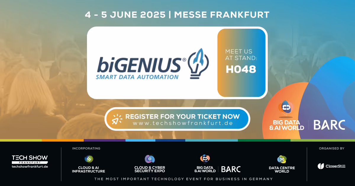 biGENIUS at Big Data & AI World Frankfurt 2025