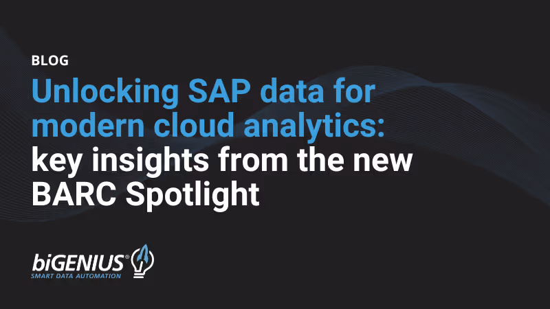 Unlocking SAP data for modern cloud analytics