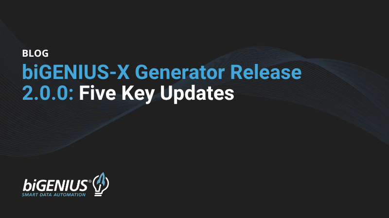 biGENIUS-X Generator release 2.0.0 