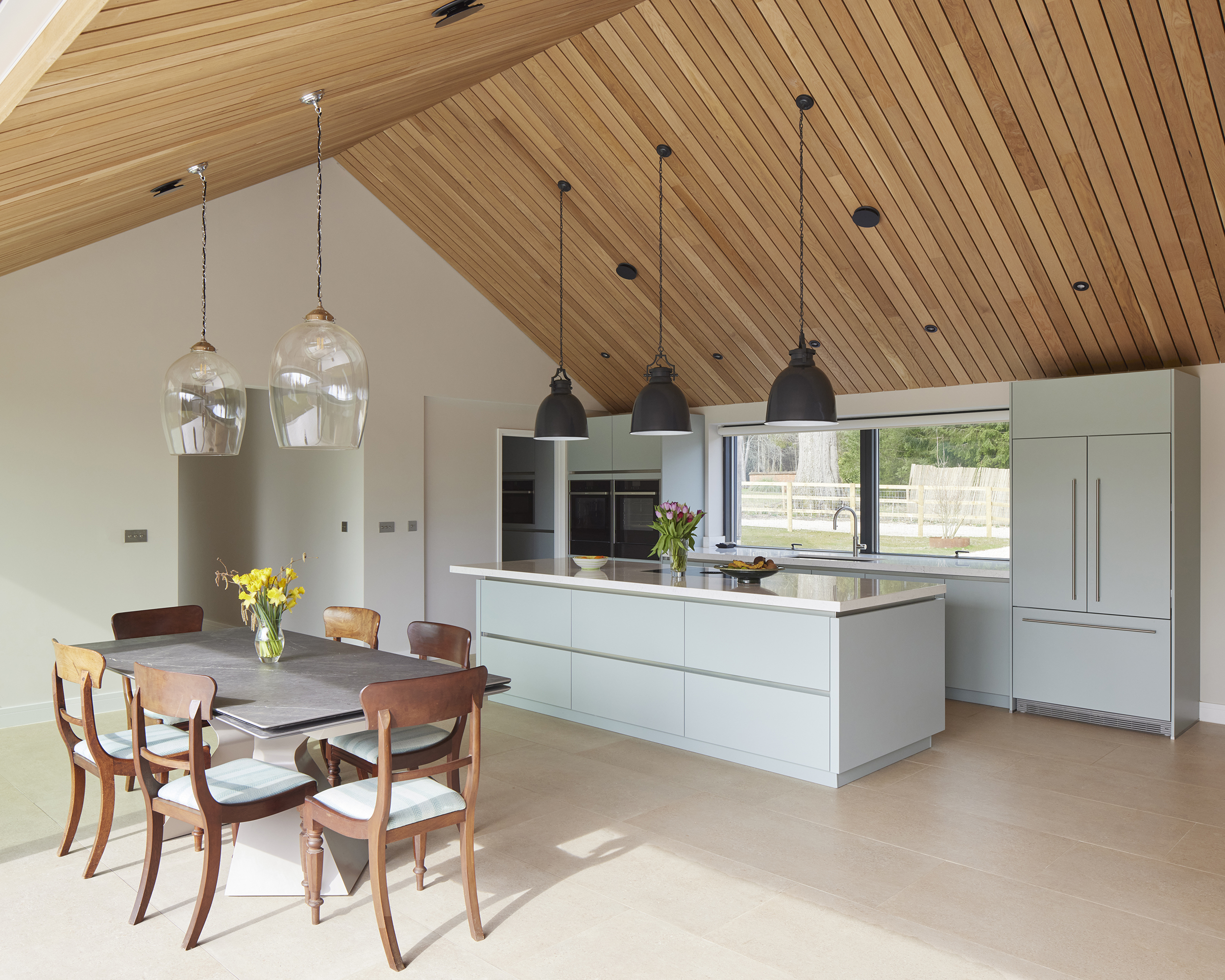 Kitchen and dining area at Nixon House