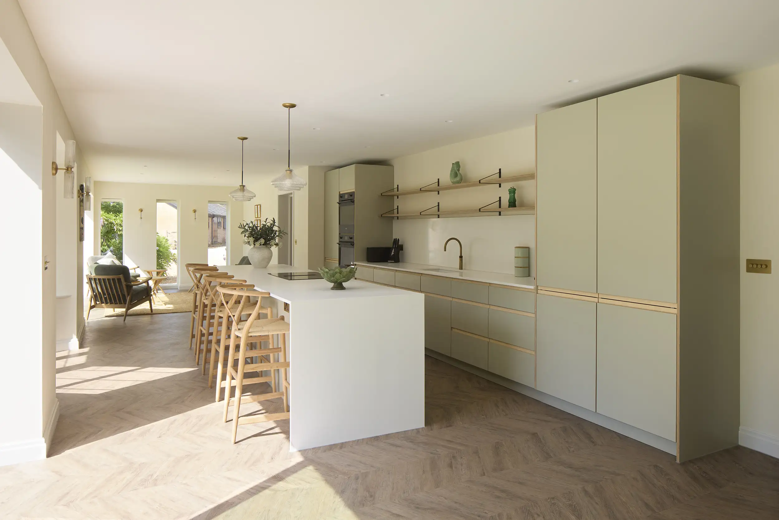 Kitchen at Kimbridge House - A Luxury Farmhouse Refurbishment in Hampshire