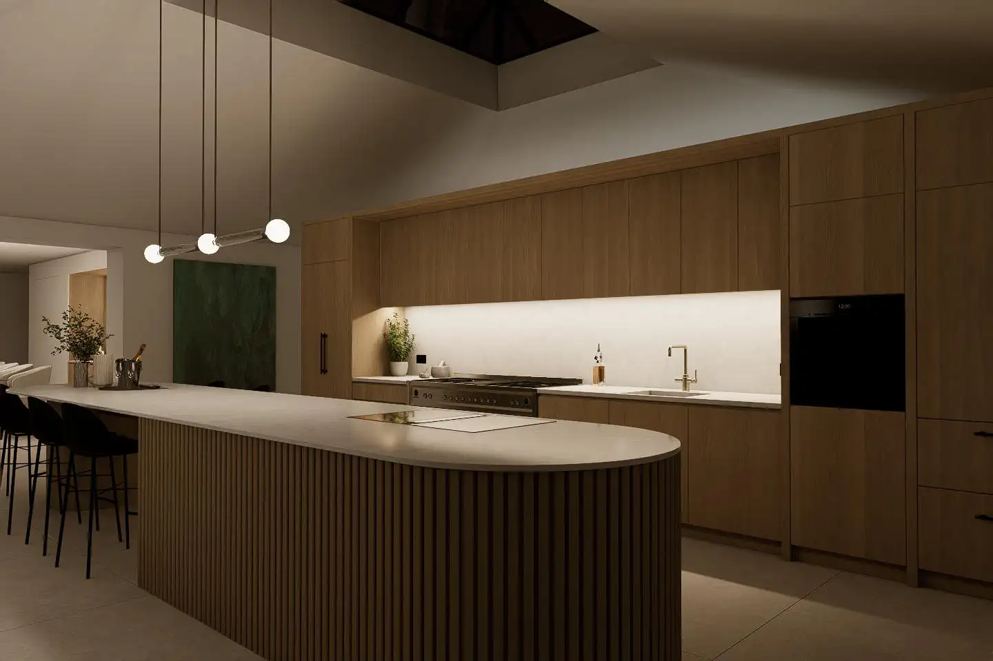 Kitchen design at Horwood House