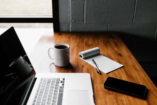 Landing page design laptop