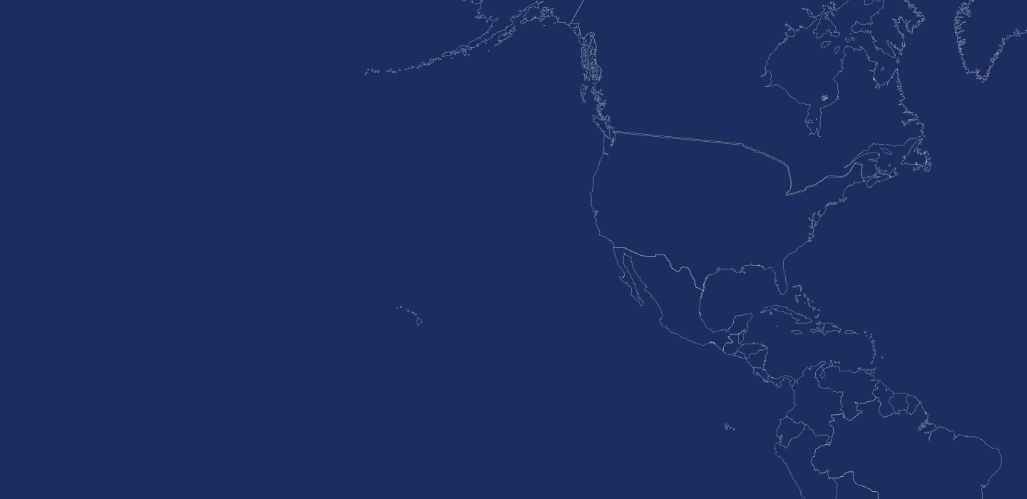 Map of the Northern American Continent