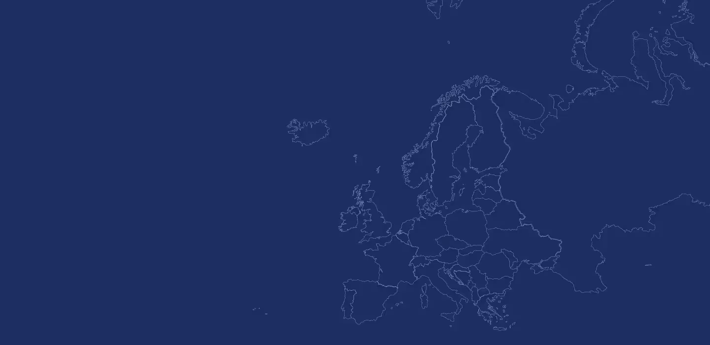 Map of the European Continent