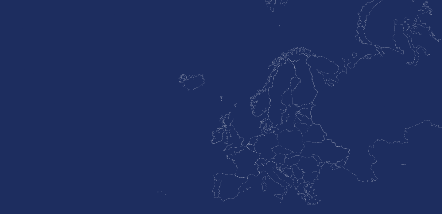 Map of the European Continent