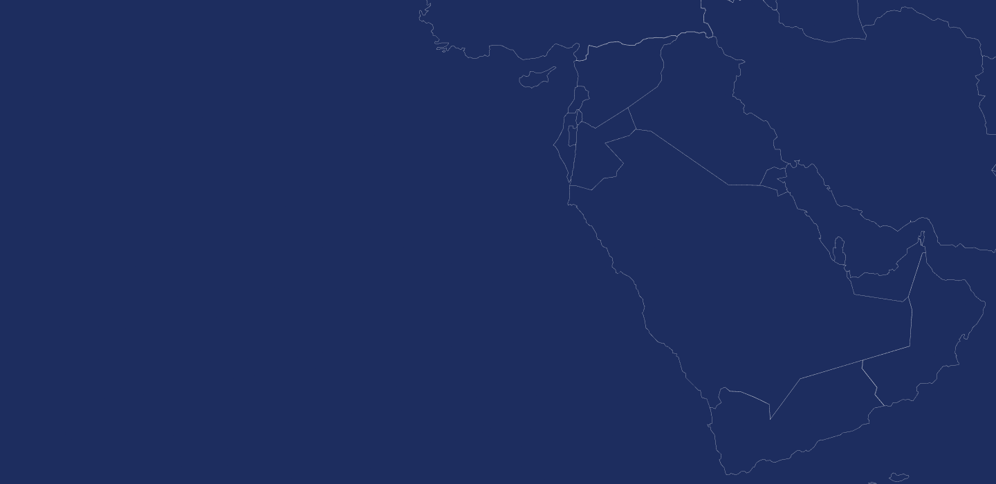 Map of the Middle Eastern Continent