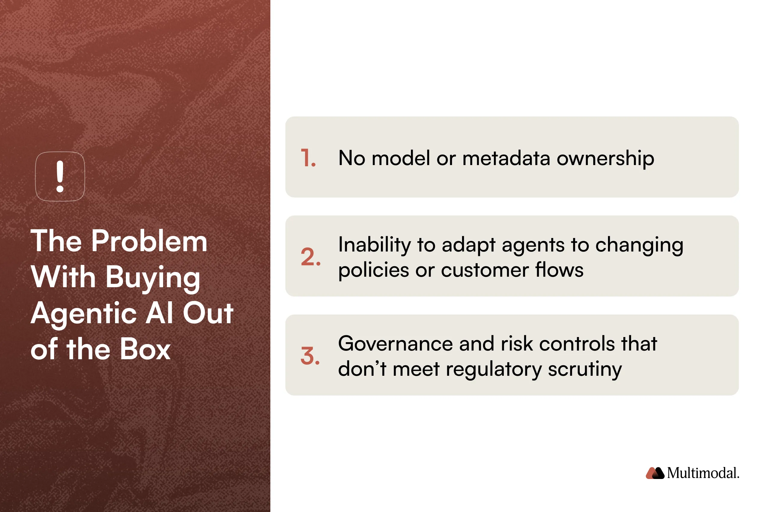 3 main problems of buying agentic AI out of the box