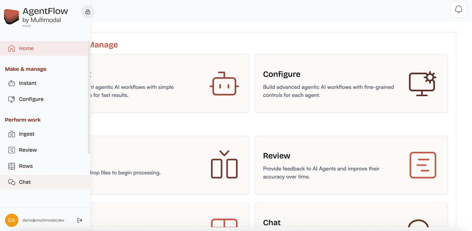 Chat in AgentFlow