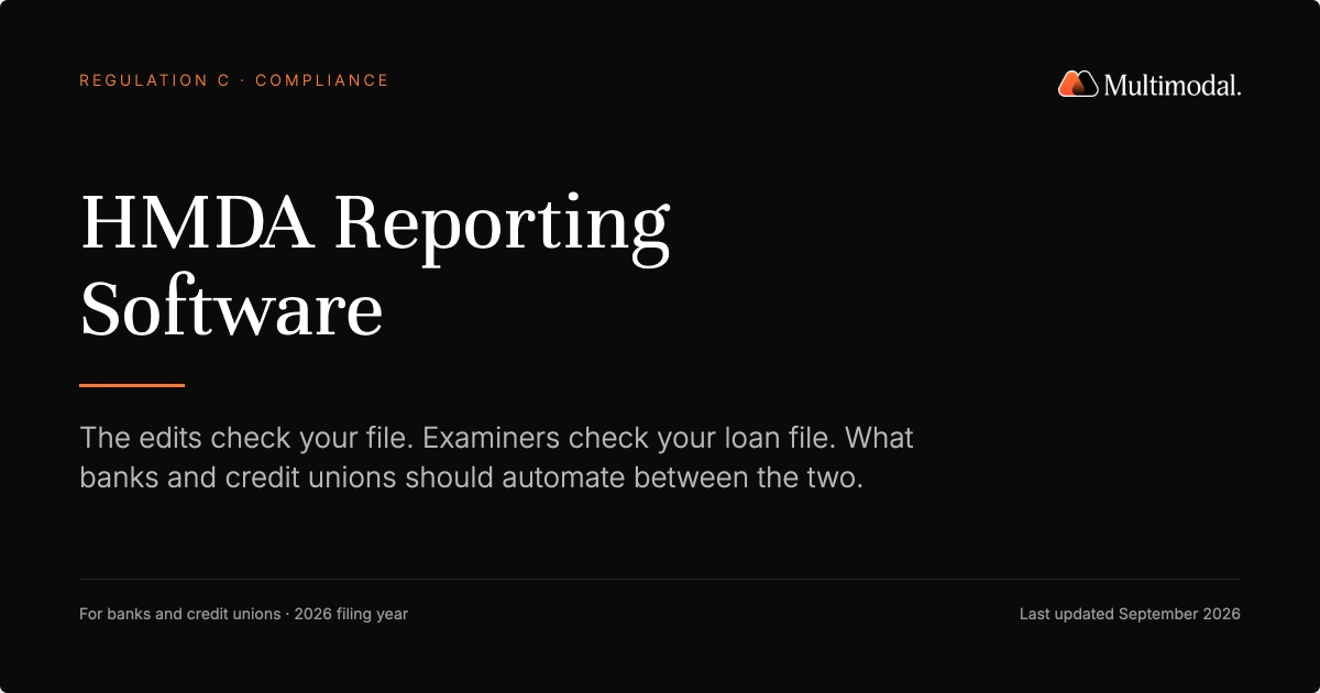 HMDA Reporting Software for Banks and Credit Unions