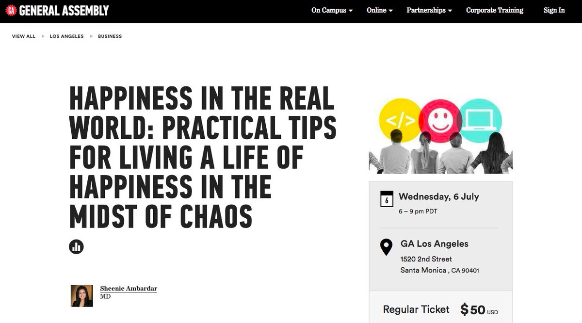 Happiness in the Real World Workshop