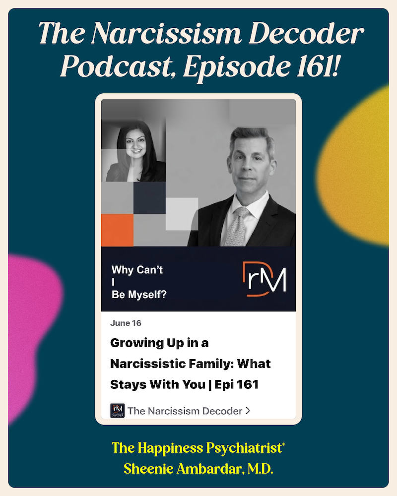 The Narcissism Decoder Podcast interviews Dr. Ambardar for Episode 161! 🎤 🎧