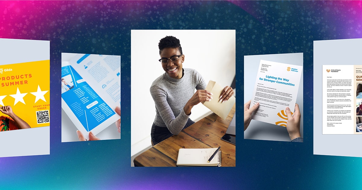 A variety of direct mail formats that will be trends for 2026.