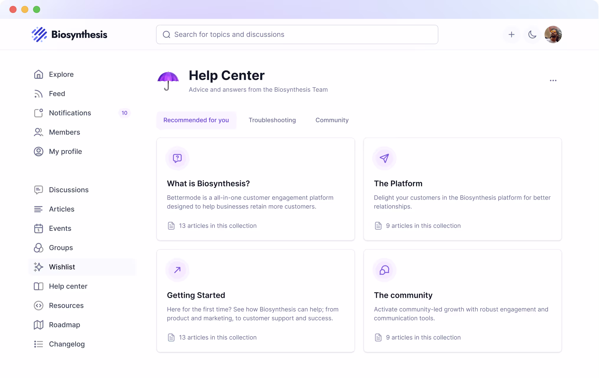 help center