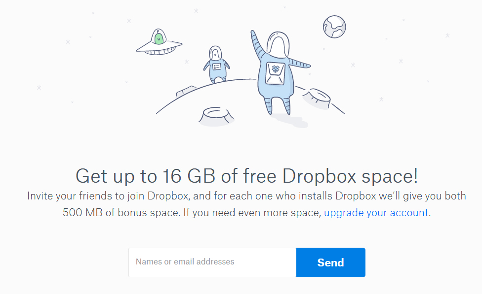Dropbox referral program was a part of their product-led growth strategy