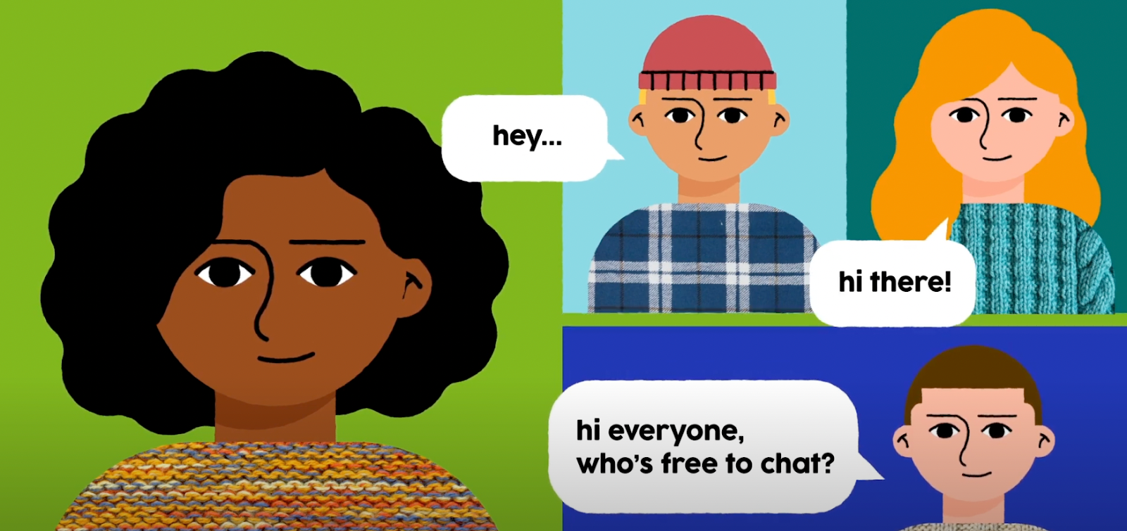 Headspace community members are theire to support each other's mental health