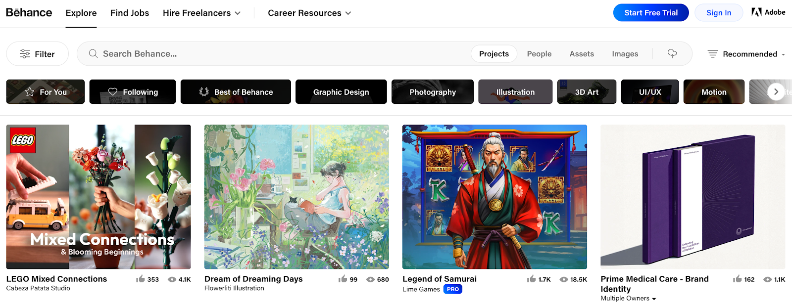 Behance became a networking community where people co-create