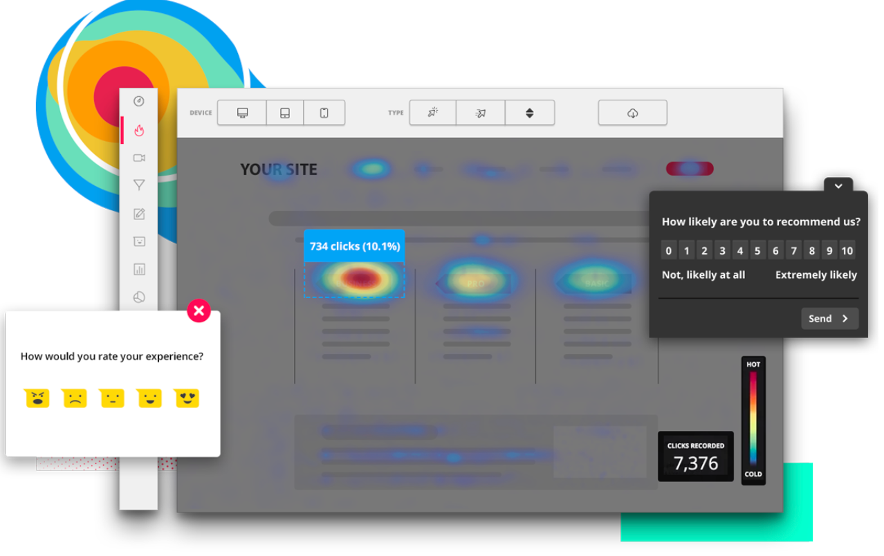 Hotjar: analyze customer experience on your website