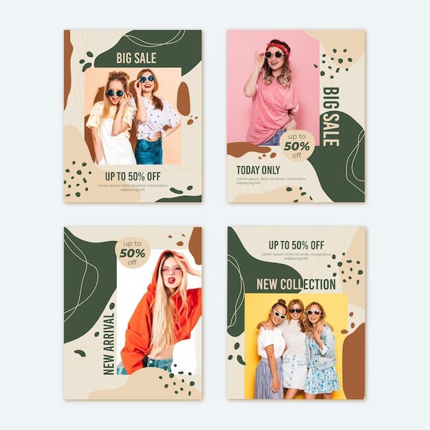 Organic sale instagram post collection