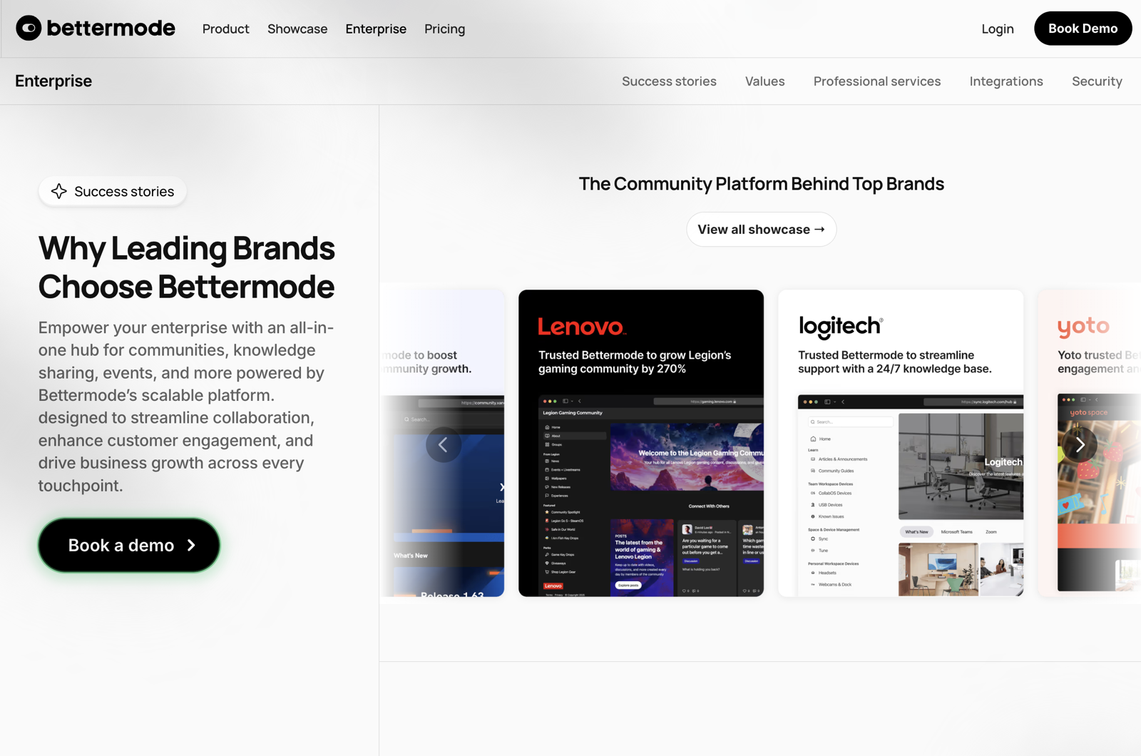 Why leading brands choose Bettermode