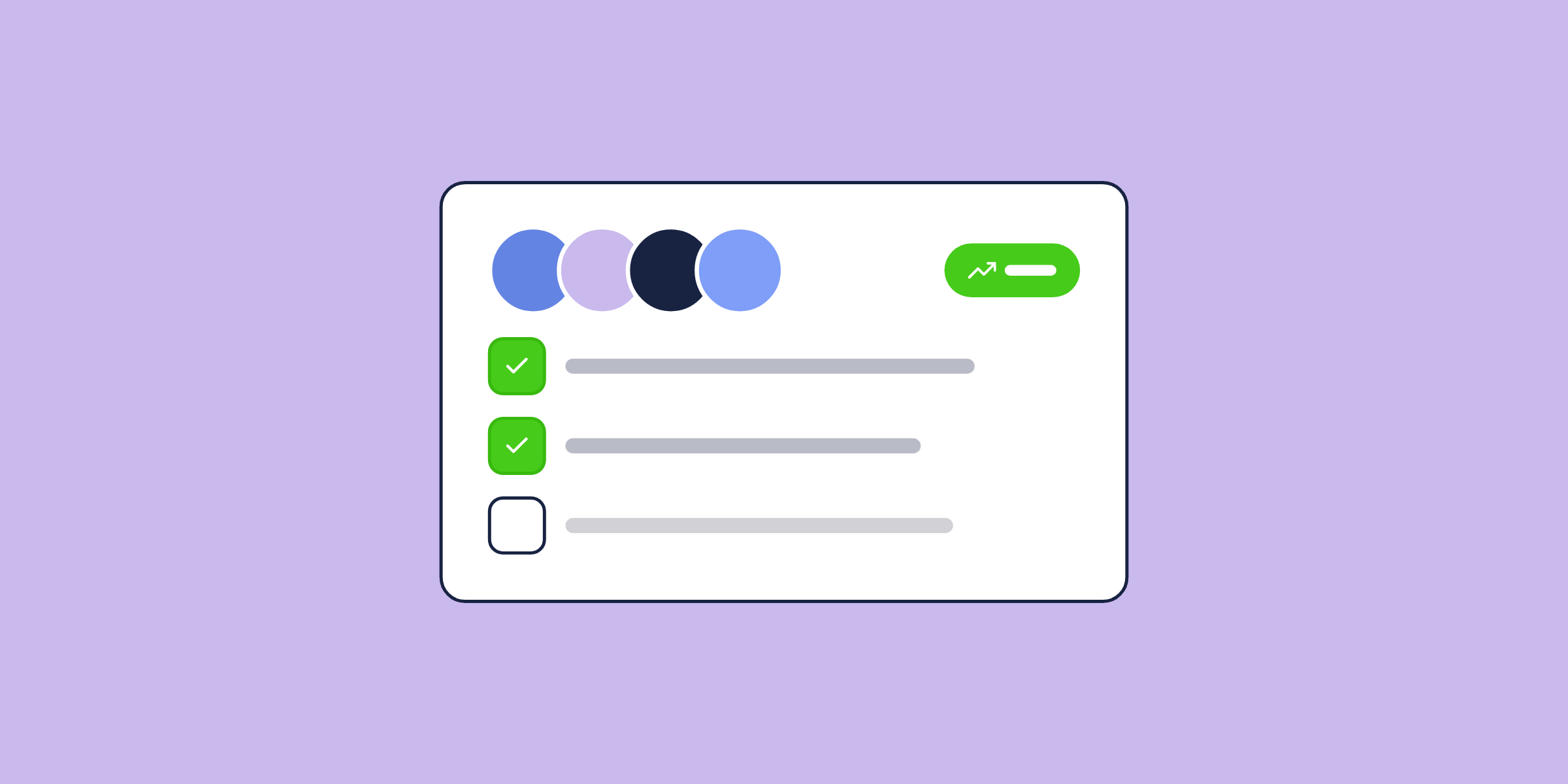 Illustration of members and an onboarding checklist, for the post: How to grow an online community: the complete playbook