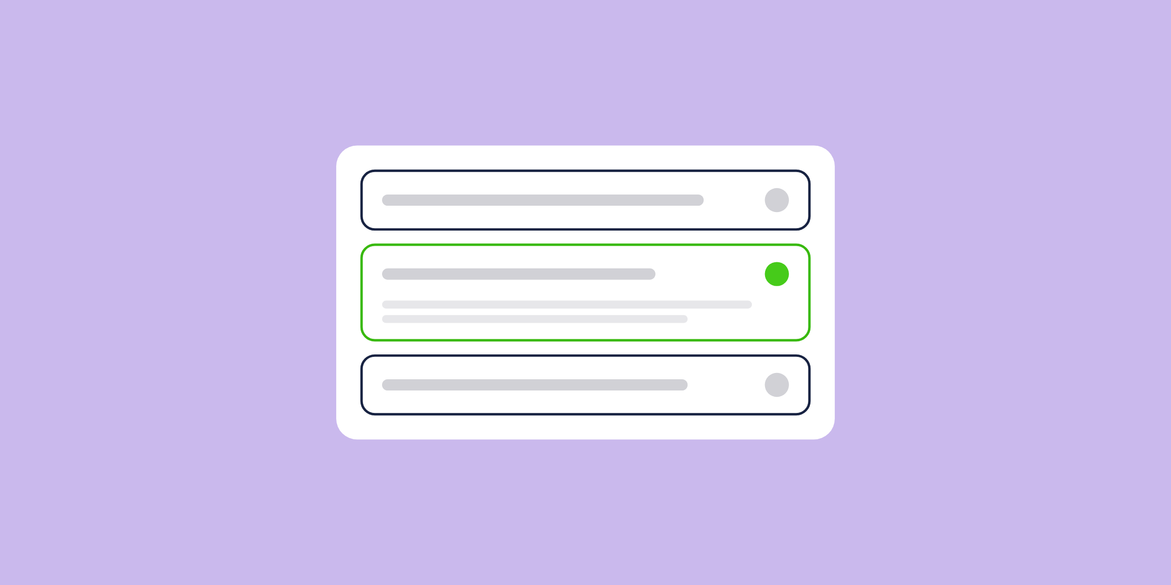 Illustration of an FAQ with one answer open, for the post: SaaS Customer Support: A Complete Guide for SaaS Companies