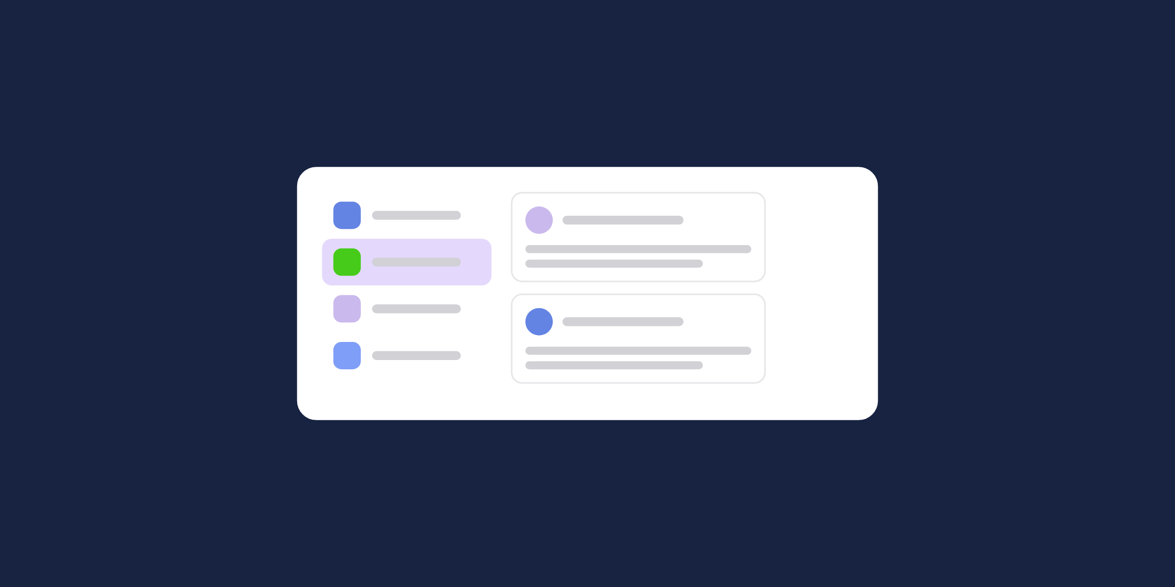 Illustration of a community with spaces in the sidebar, for the post: Types of Online Communities and Their Impact on Engagement