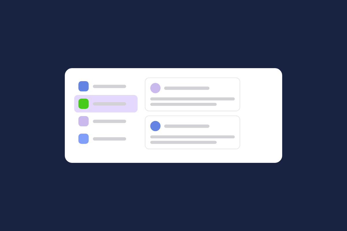 Illustration of a community with spaces in the sidebar, for the post: Types of Online Communities and Their Impact on Engagement