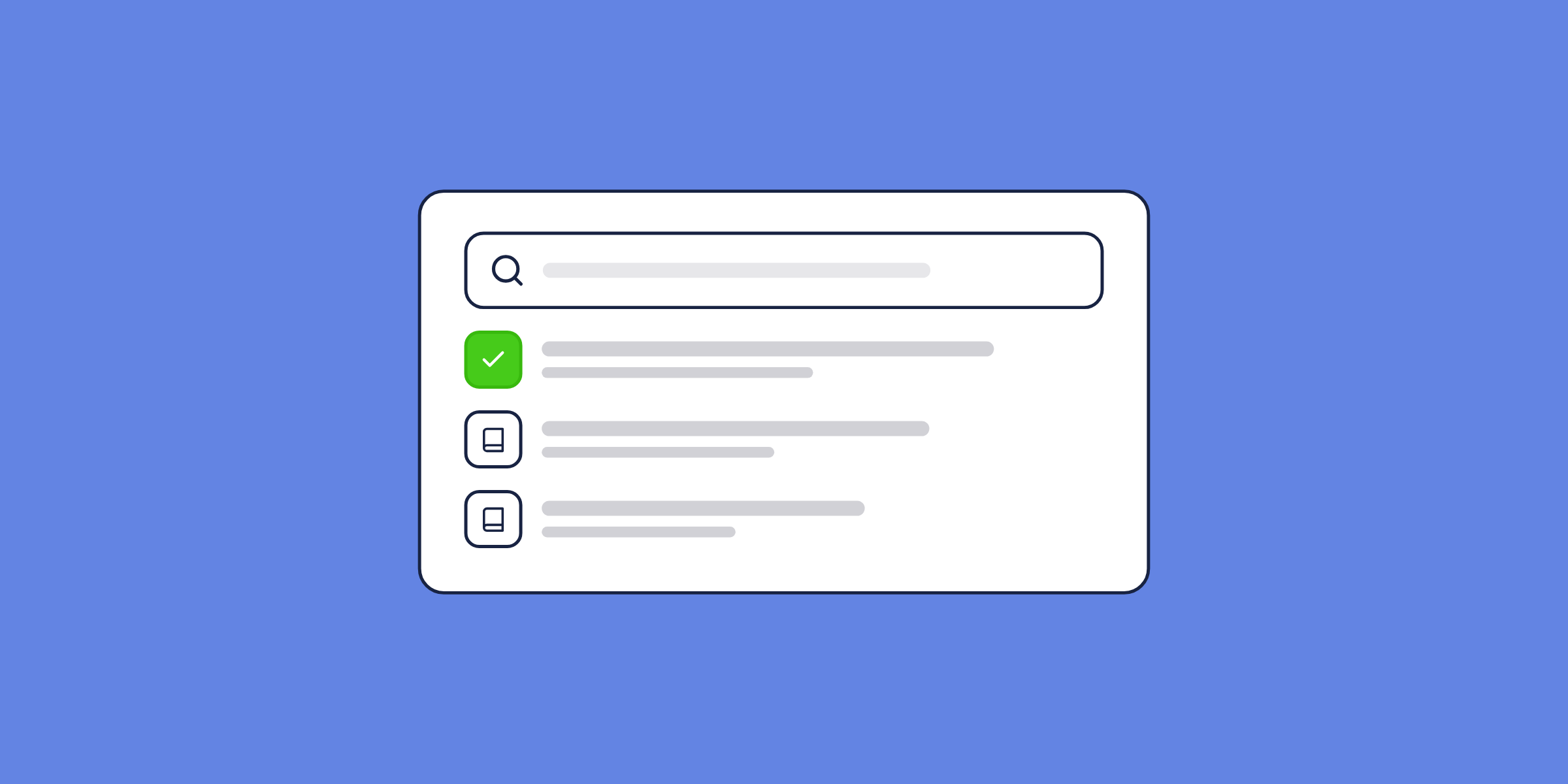 Illustration of a help center search with results, for the post: Self-Service Website Construction: A Step-by-Step Guide