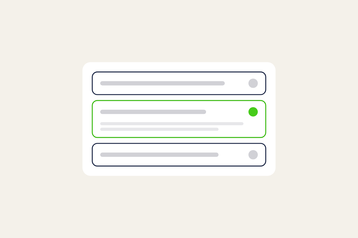 Illustration of an FAQ with one answer open, for the post: Self-Service Support: A Comprehensive Guide to Self-Service Software