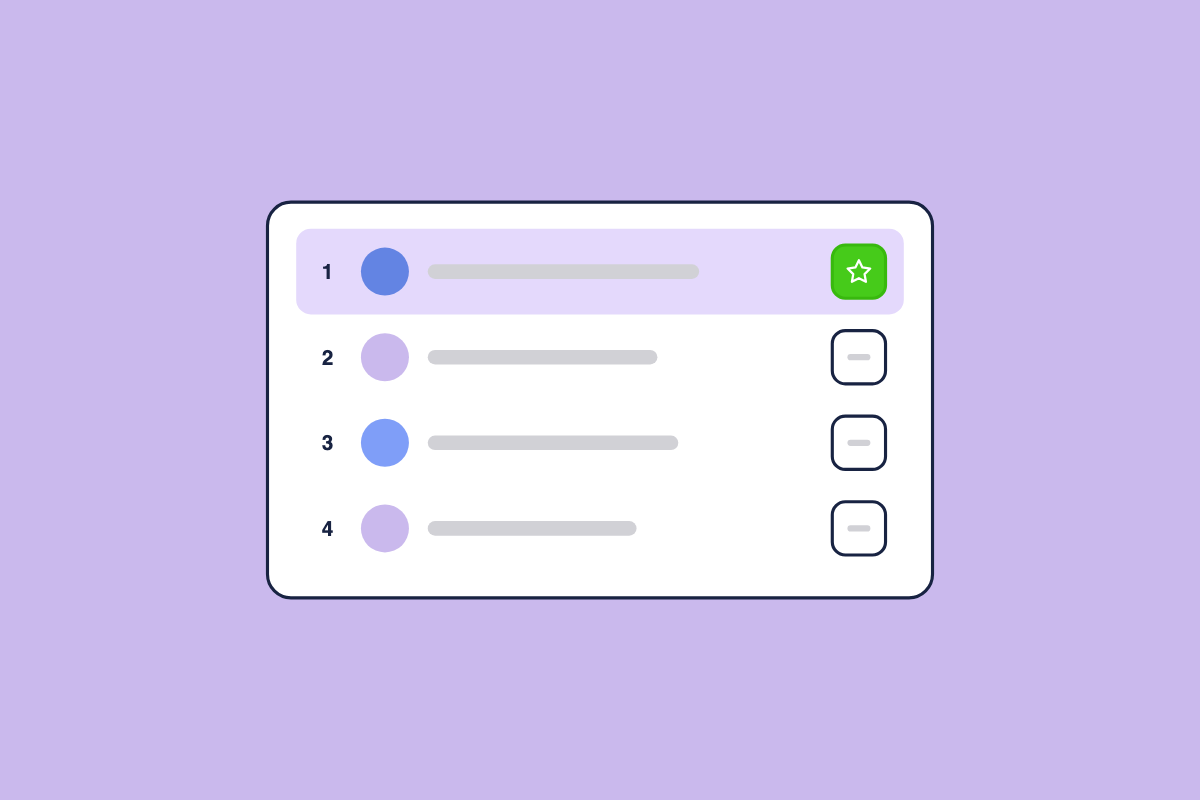 Illustration of a member leaderboard, for the post: Community-Driven Customer Success for B2B SaaS: How Community Elevates CS Strategy