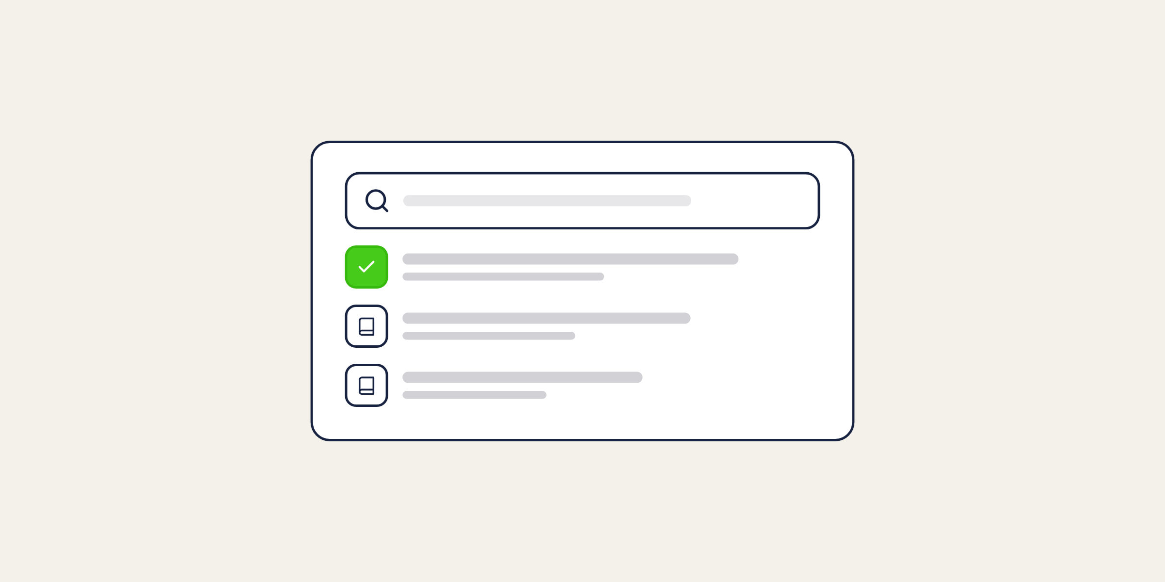 Illustration of a help center search with results, for the post: Customer Service Knowledge Base for B2B SaaS: Building Effective Self-Service Support