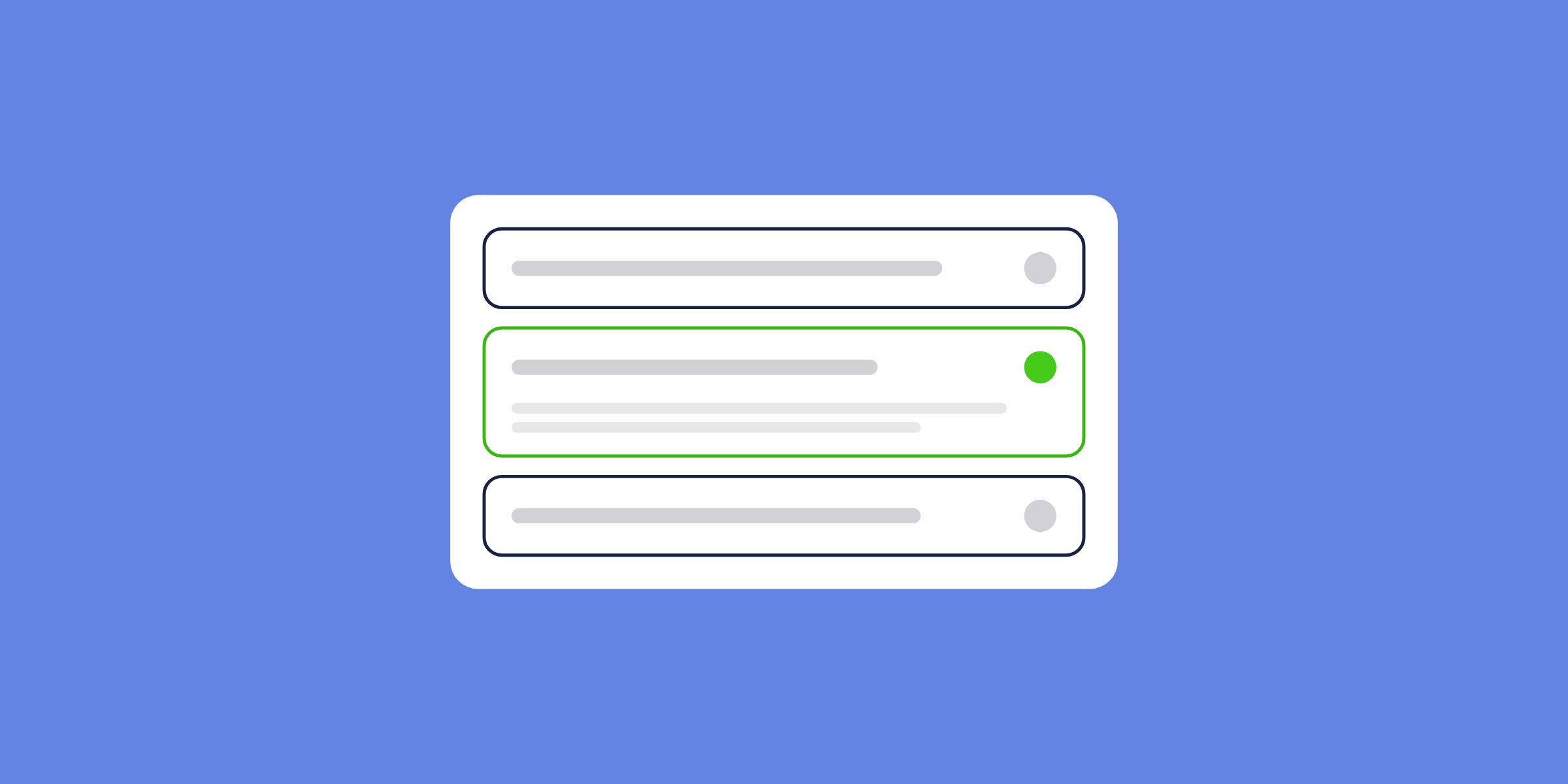 Illustration of an FAQ with one answer open, for the post: Feature Request Management: Transforming User Feedback into Product Innovation