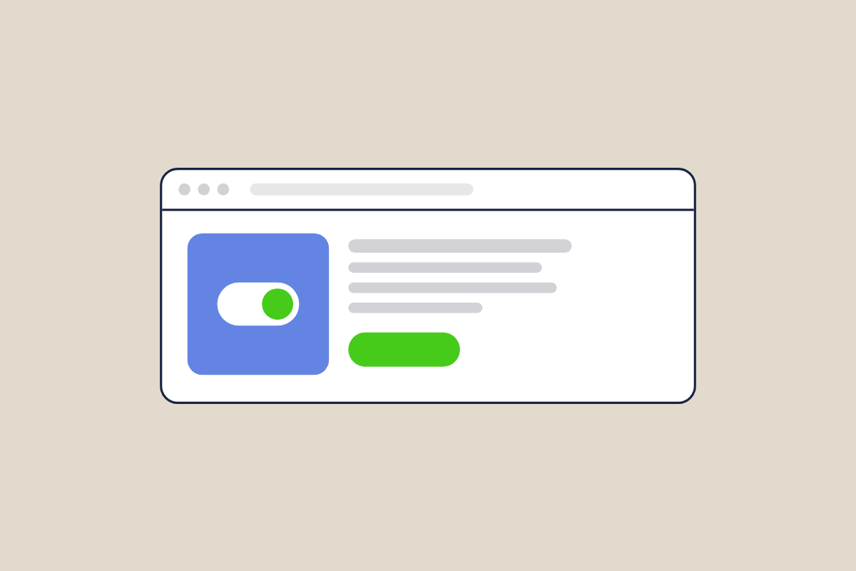 Illustration of a branded community website, for the post: White Label Community Platform: Build Your Brand’s Own Social Space