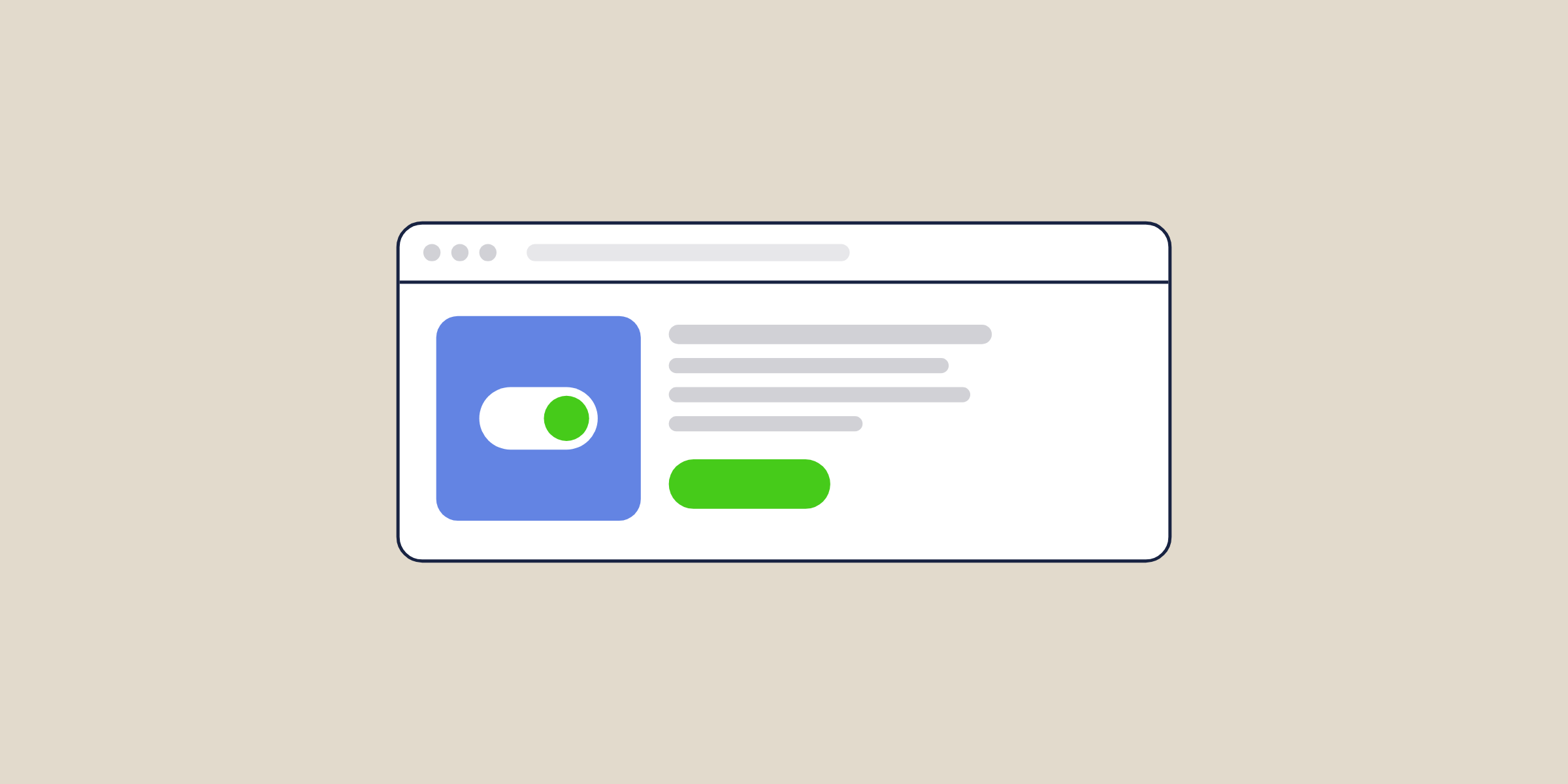 Illustration of a branded community website, for the post: White Label Community Platform: Build Your Brand’s Own Social Space