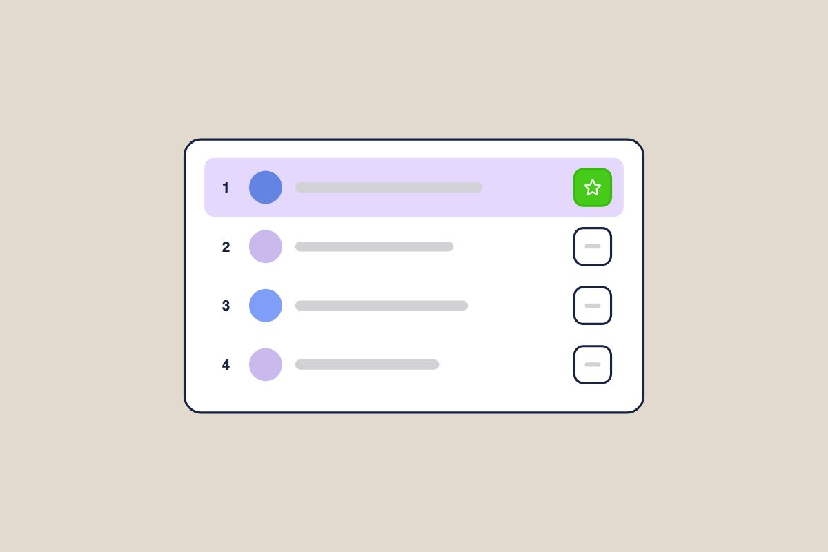 Illustration of a member leaderboard, for the post: Customer Engagement Plan: A Step-by-Step Guide for SaaS