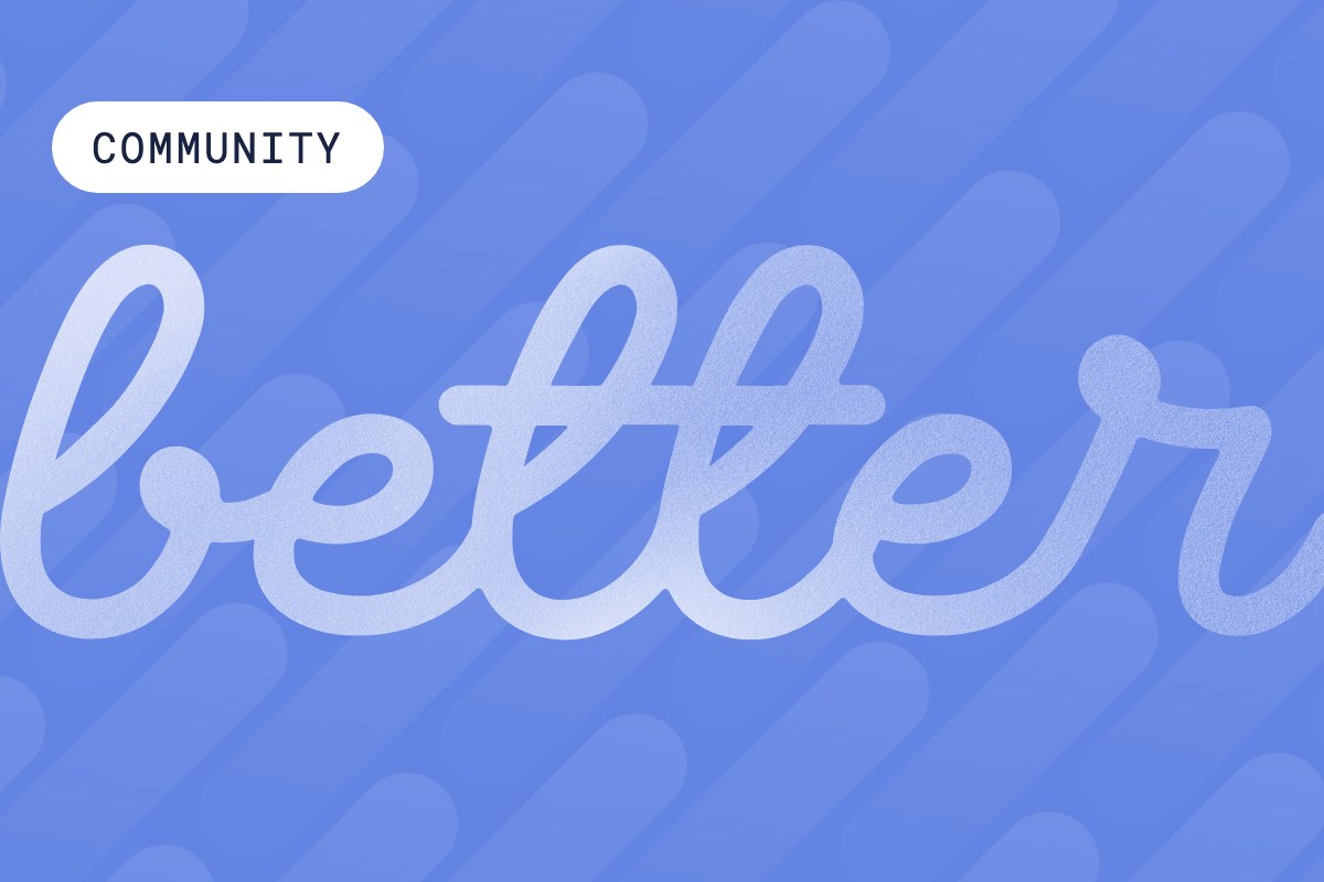 The Bettermode script better on a blue ground