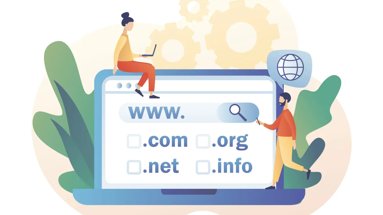 top level domain names for a website