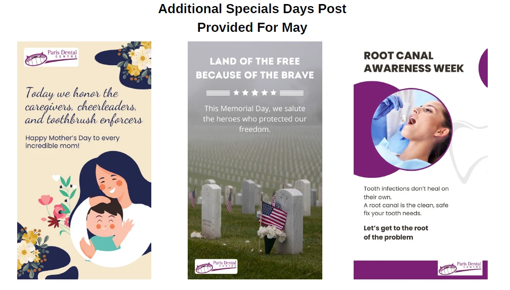 special days posts for May