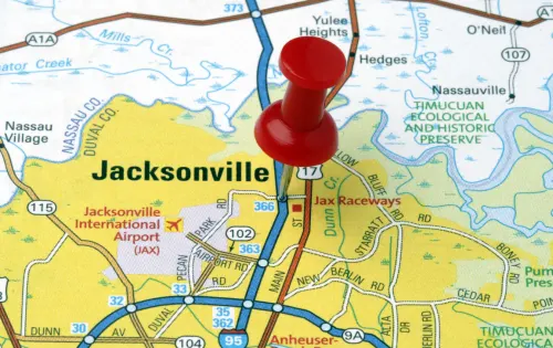 Jacksonville map