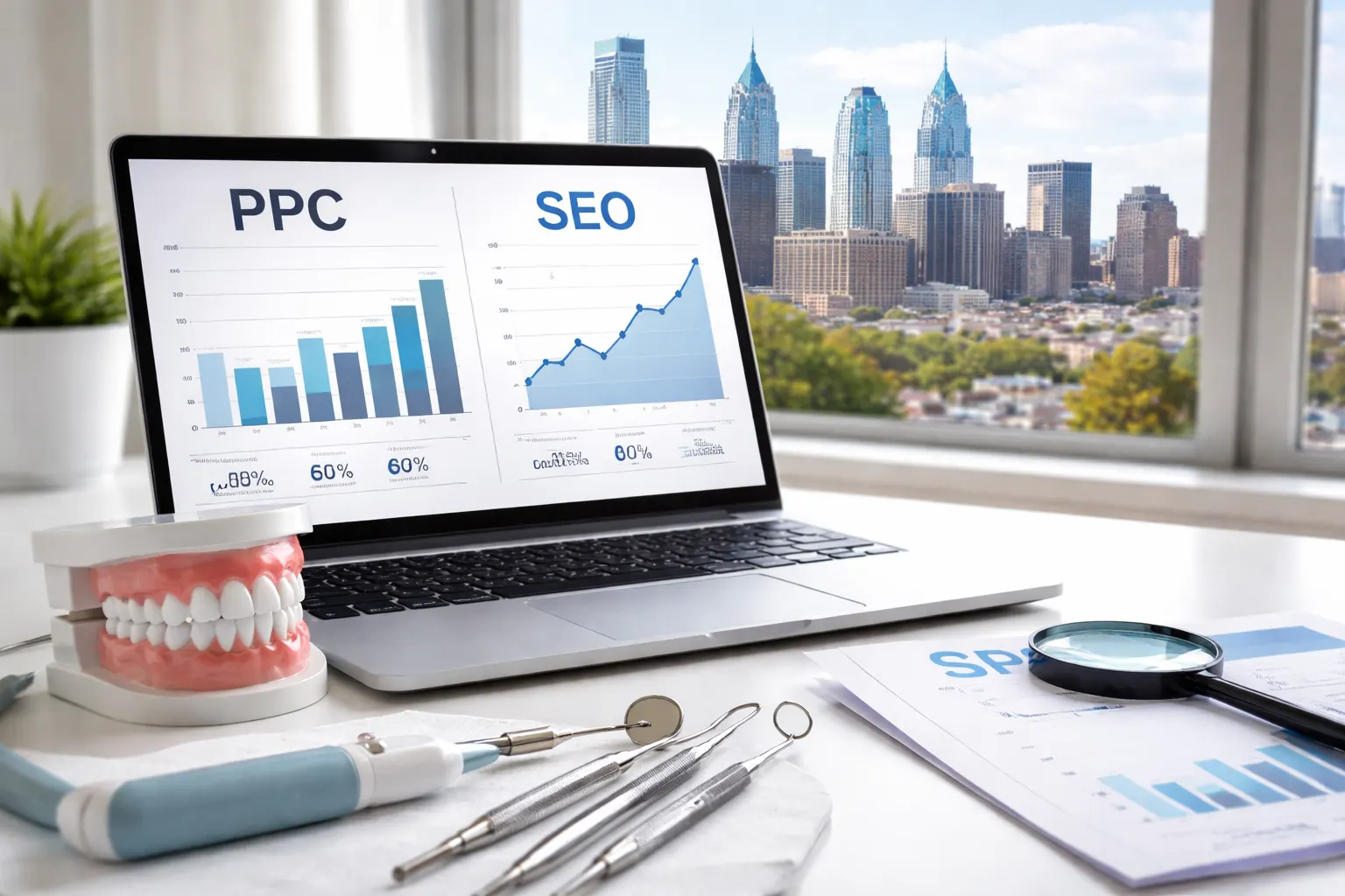 PPC vs SEO for Small Dental Practices in Philadelphia