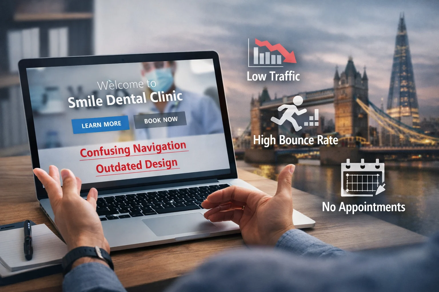 Why Most Dental Websites in London Fail to Convert (And How to Fix It)