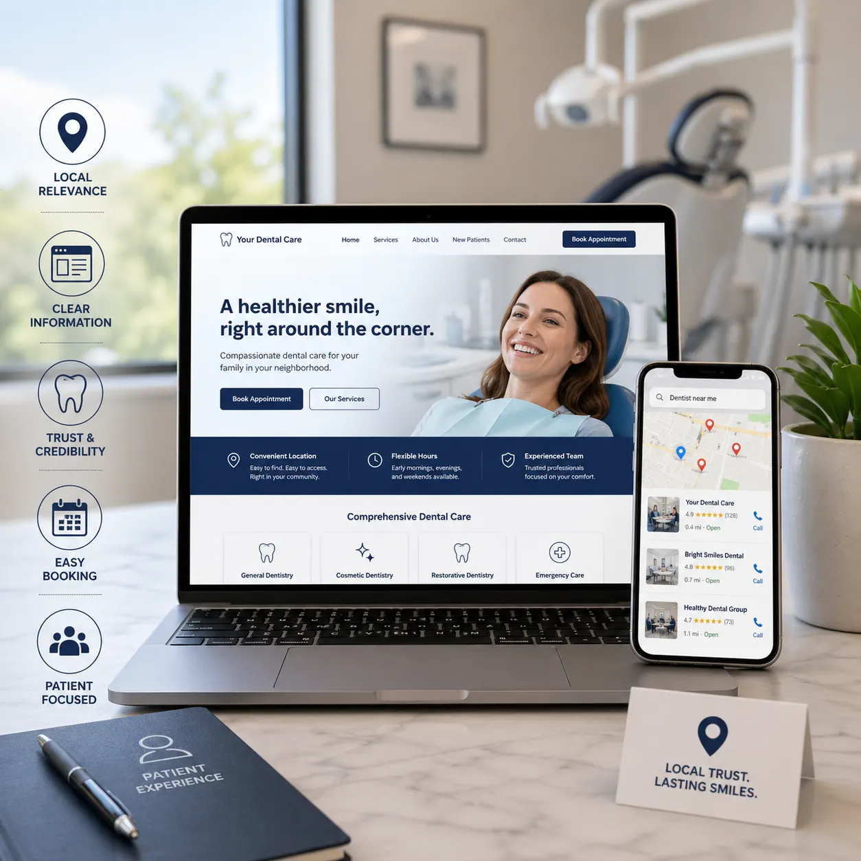 How to Design Location-Based Dental Pages That Convert Patients