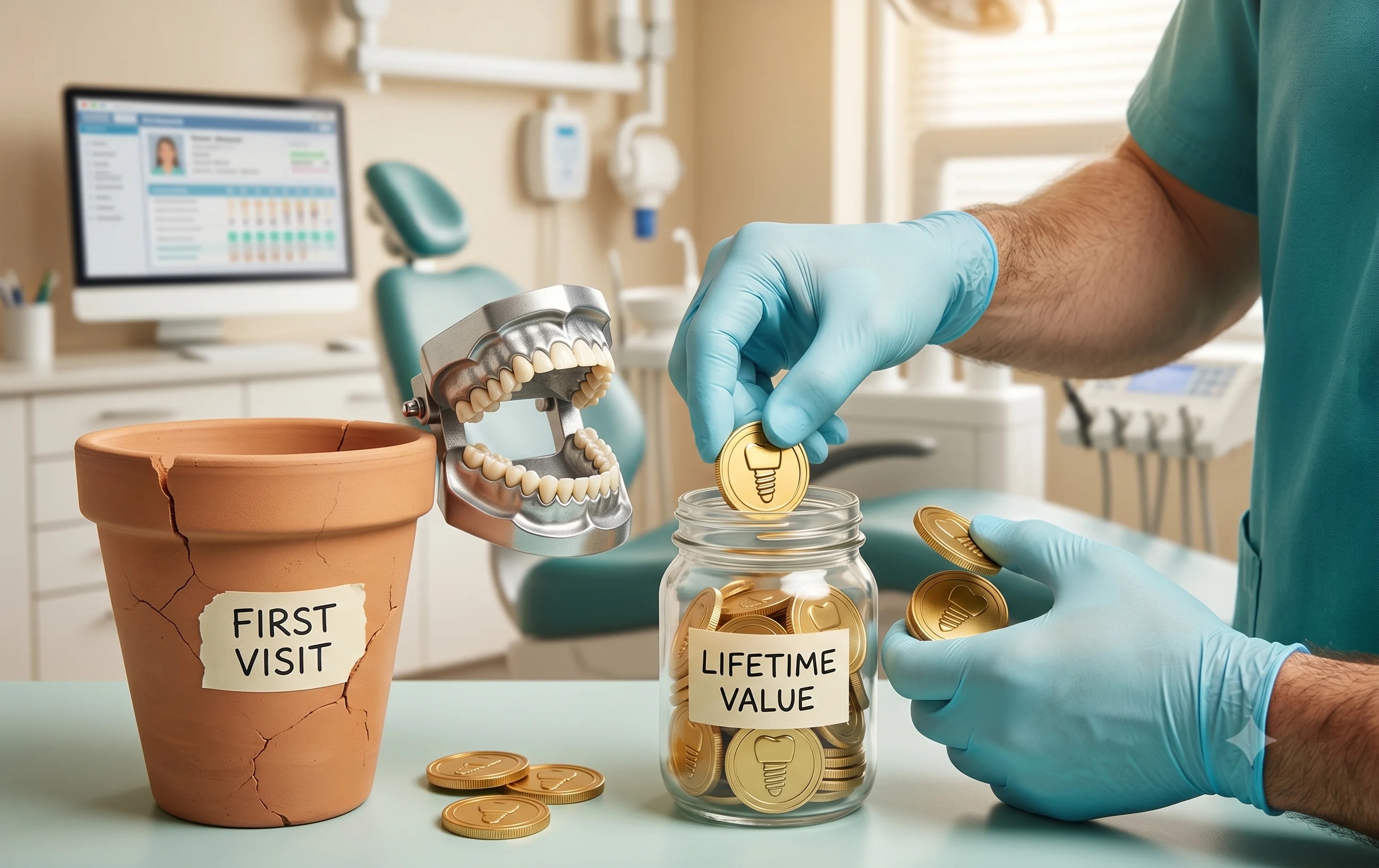 Why First-Visit ROI Is the Wrong Metric for Dental Marketing