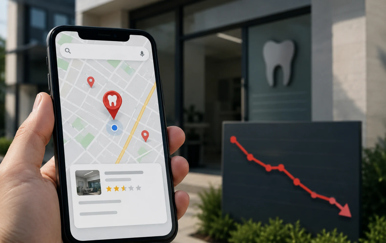 Why Your Dental Practice Dropped in Google Maps Rankings