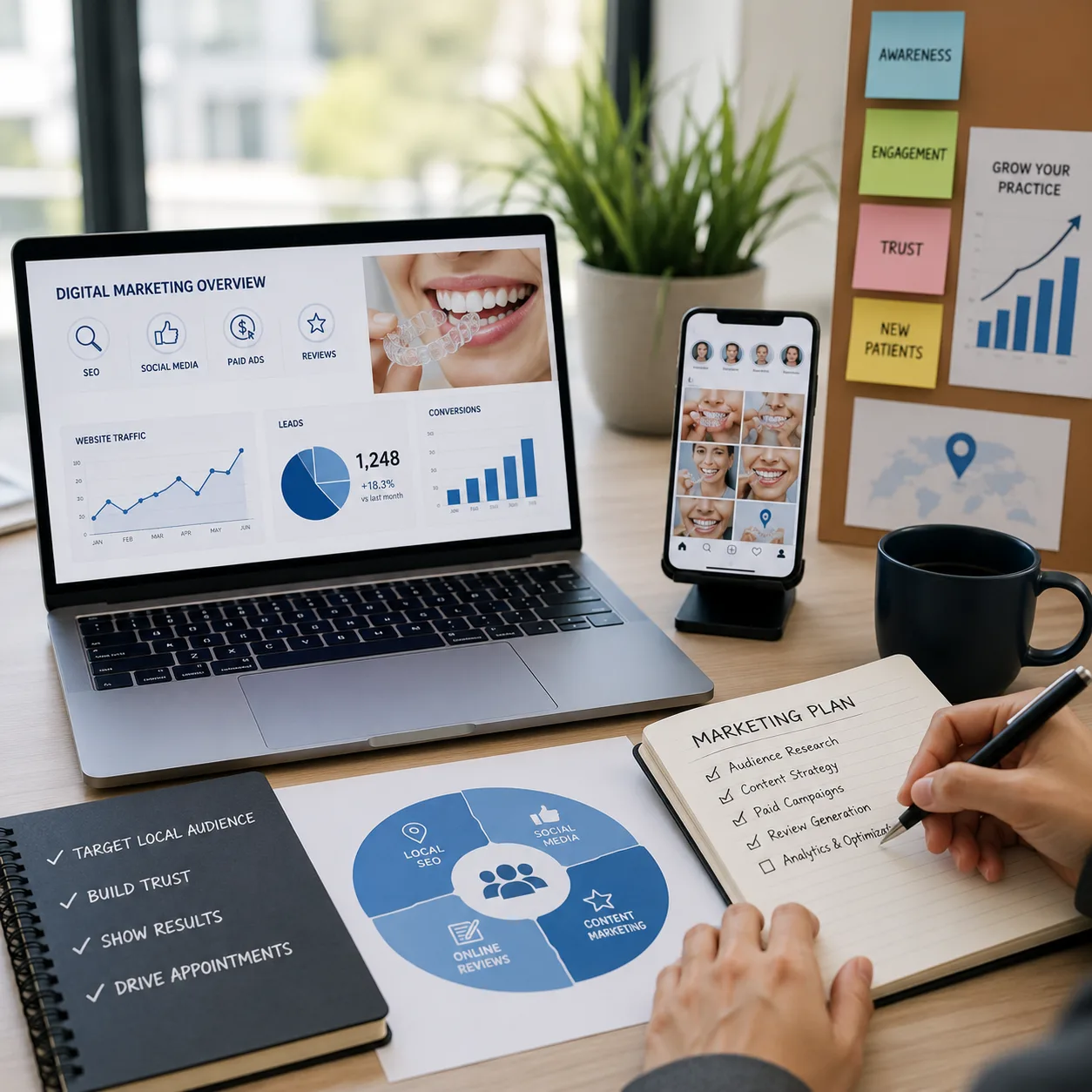 How to Market Invisalign and Clear Aligners Services in Competitive Local Markets